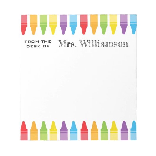 Persoonlijke beoordeling van de leraar regenboogku notitieblok (Voorkant)
