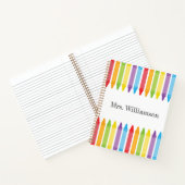 Persoonlijke beoordeling van de leraar regenboogku notitieboek (Binnen)