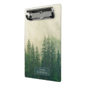 Persoonlijke Bergen Bos Mist Mini Klembord (Angled2)