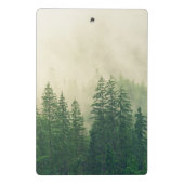 Persoonlijke Bergen Bos Mist Mini Klembord (Achterkant)