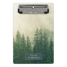 Persoonlijke Bergen Bos Mist Mini Klembord