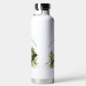 Persoonlijke berghut Rustieke eland hout Waterfles (Rechts)