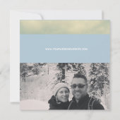 Persoonlijke bergplaats sparen de datumkaart save the date (Achterkant)