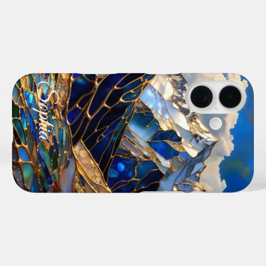Persoonlijke bergzonsondergang telefoonhoesje Case-Mate iPhone case (Achterkant (horizontaal))
