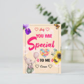 Persoonlijke berichten voor je liefde bedankkaart (Staand voorkant)