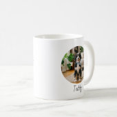 Persoonlijke Bernedoodle 1e Gotcha-dag foto Koffiemok (Voorkant rechts)