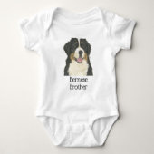 Persoonlijke Berner Sennenhond Romper (Voorkant)
