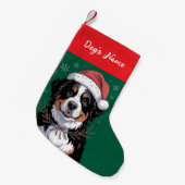 Persoonlijke Bernese Berghond Kerstmis Kleine Kerstsok (Voorkant (Hangend))