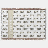 Persoonlijke Bernese Mountain Dog Deken (Voorkant)