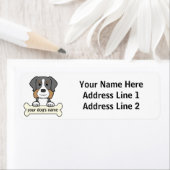 Persoonlijke Bernese Mountain Dog Etiket (Insitu)