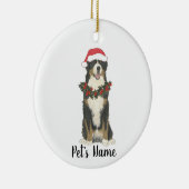 Persoonlijke Bernese Mountain Dog Keramisch Ornament (Rechts)
