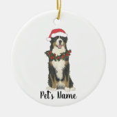 Persoonlijke Bernese Mountain Dog Keramisch Ornament (Voorkant)