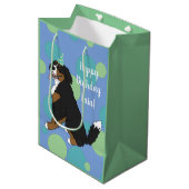 Persoonlijke Bernese Mountain Dog Medium Cadeauzakje (Voorkant Gekanteld)