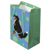 Persoonlijke Bernese Mountain Dog Medium Cadeauzakje (Achterkant Gekanteld)