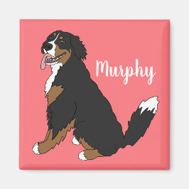 Persoonlijke Bernese Mountain Dog Puppy Magneet