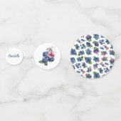 Persoonlijke Berry Sweet Baby Shower Confetti (Achterkanten)