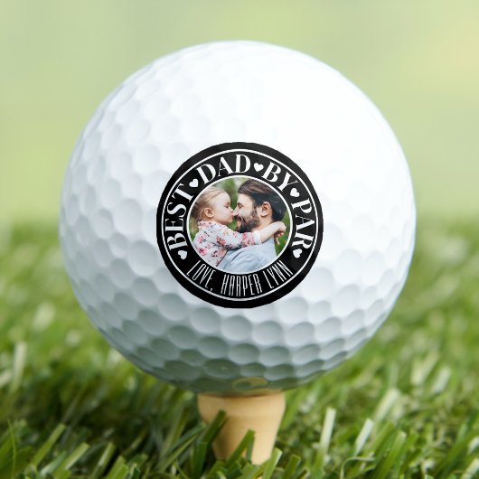 Persoonlijke Best Dad Foto Golfballen