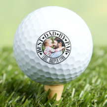 Persoonlijke Best Dad-foto-golfballen