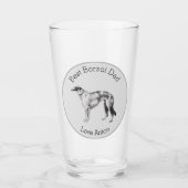 Persoonlijke Beste Borzoi Vader Glas (Voorkant)