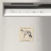 Persoonlijke Beste Borzoi Vader Magneet (Insitu (Vaatwasser))