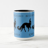 Persoonlijke Beste Borzoi Vader Mok (Midden)