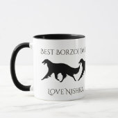 Persoonlijke Beste Borzoi Vader Mok (Links)