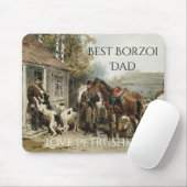 Persoonlijke Beste Borzoi Vader Muismat (Met muis)