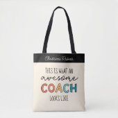 Persoonlijke Beste Coach Ooit | Fantastische Coach Tote Bag (Voorkant)