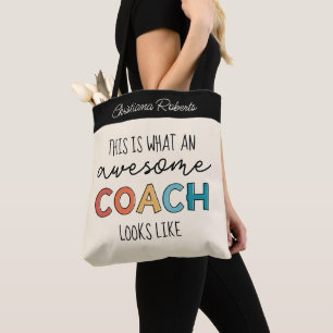 Persoonlijke Beste Coach Ooit Fantastische Coach Tote Bag