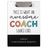 Persoonlijke Beste coach ooit | Geweldige coachcad Klembord (Voorkant)