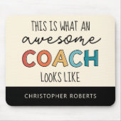 Persoonlijke Beste coach ooit | Geweldige coachcad Muismat (Voorkant)