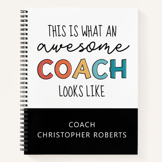 Persoonlijke Beste coach ooit | Geweldige coachcad Notitieboek (Voorkant)