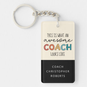 Persoonlijke Beste coach ooit   Geweldige coachcad Sleutelhanger