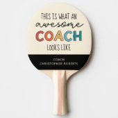 Persoonlijke Beste coach ooit | Geweldige coachcad Tafeltennisbatje (Voorkant)