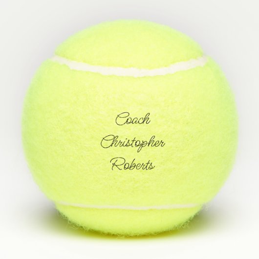Persoonlijke Beste coach ooit | Geweldige coachcad Tennisballen (Achterkant)
