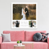 Persoonlijke beste dag ooit 3 Foto collage Canvas Afdruk (Insitu (Woonkamer))