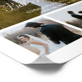 Persoonlijke beste dag ooit 4 Foto collage Poster (Hoek)