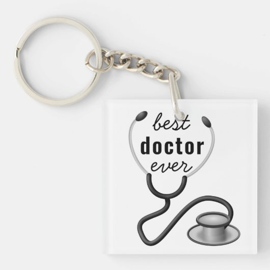 Persoonlijke Beste Dokter Ooit Dank U Arts Sleutelhanger (voorkant)