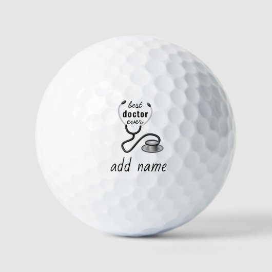 Persoonlijke Beste Dokter Ooit Dank U Dokter Golfballen (Voorkant)