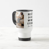 Persoonlijke Beste Hond Moeder 2 Foto | Moederdag Reisbeker (Voorkant links)