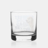 Persoonlijke beste hond papa ooit whisky glas (Achterkant)