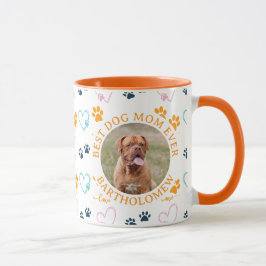 Persoonlijke BESTE HONDENMOM TER WERELD Mastiff Fo Mok