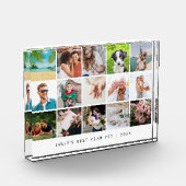 Persoonlijke Beste Jaar Tot Nu Toe Collage 15 Fotoblokken (Links)