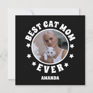 Persoonlijke Beste Kat Moeder Ooit Aangepaste Foto Kaart