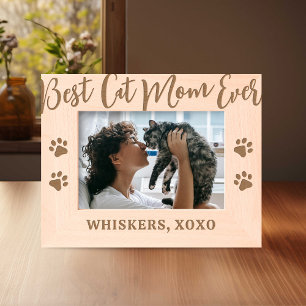 Persoonlijke 'Beste Kat Moeder Ooit' Gegraveerde Lijstjes