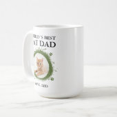 Persoonlijke Beste Kattenpapa Koffiemok (Voorkant links)