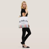 Persoonlijke Beste Leraar Ooit Regenboog Leraar Tote Bag (Op model)