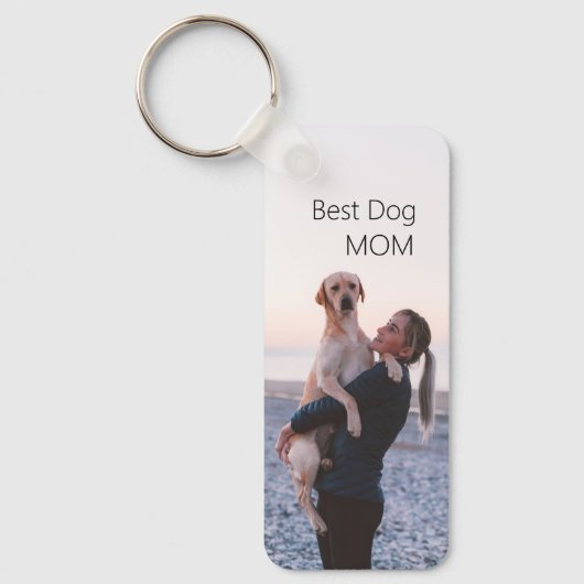 Persoonlijke Beste Moeder Hond Sleutelhanger (Voorkant)
