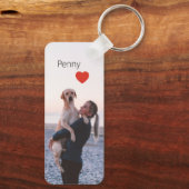 Persoonlijke Beste Moeder Hond Sleutelhanger (Achterkant)