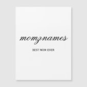 Persoonlijke 'Beste Moeder Ooit' Calligrafie Naam (Voorkant)